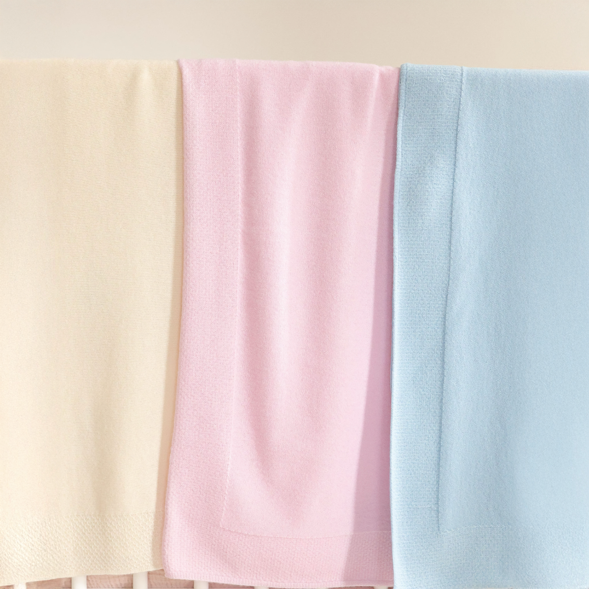 Colors of Alashan Hayden Honeycomb Edge Knit Baby Blanket