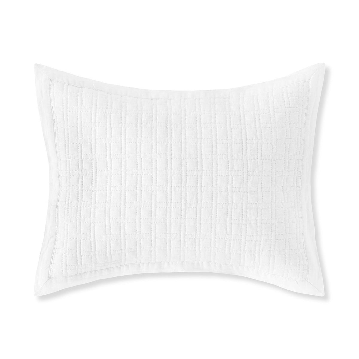 White Amalia Adorno Quilted Sham