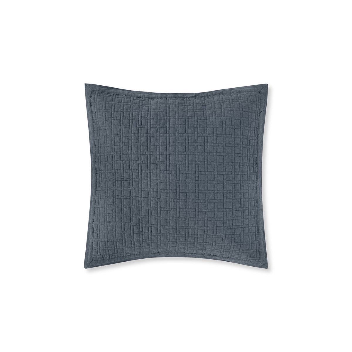 Loch Blue Amalia Adorno Quilted Boudoir Sham