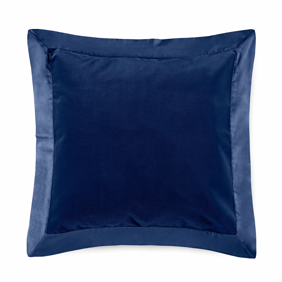 Decorative Pillow of Navy Amalia Cirrus Velvet Bedding