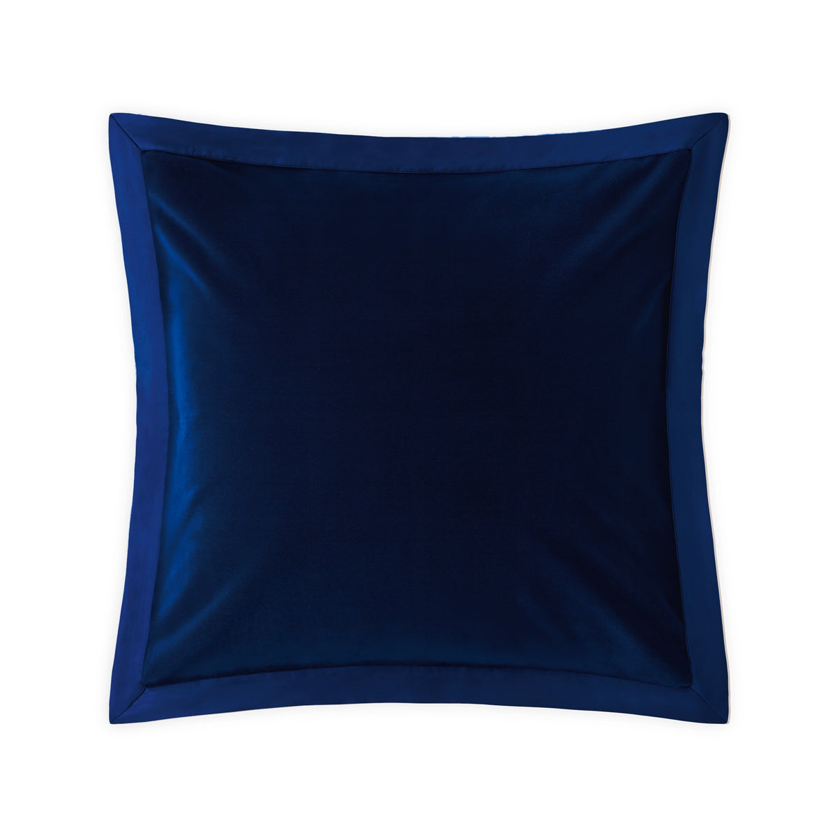 Euro Sham of Navy Amalia Cirrus Velvet Bedding