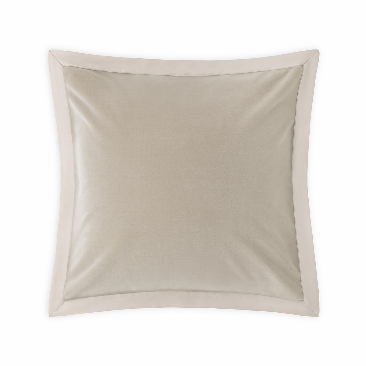 Euro Sham of Sand Amalia Cirrus Velvet Bedding