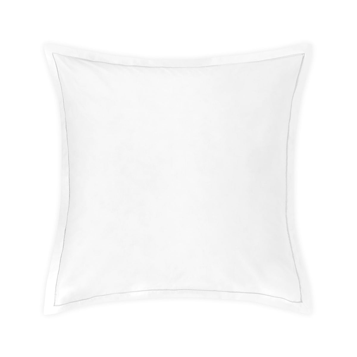 Euro Sham of White Silver Amalia Dalia Bedding