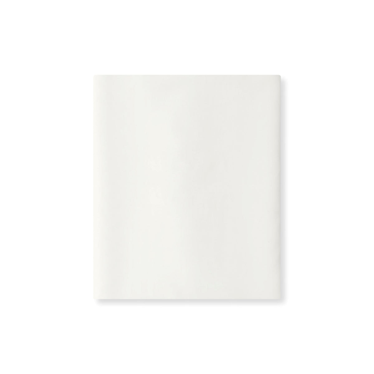 A folded Cream Egyptian cotton sateen Amalia Dalia Fitted Sheet