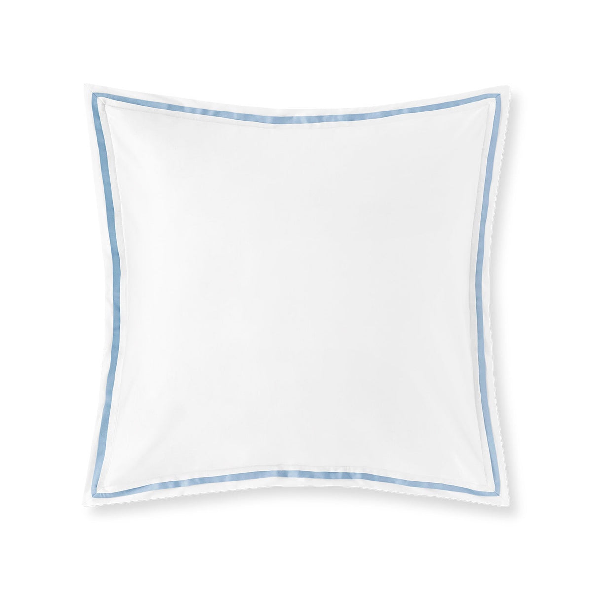 Square Amalia Eden Sea Island Cotton Euro Sham with Tivoli trim