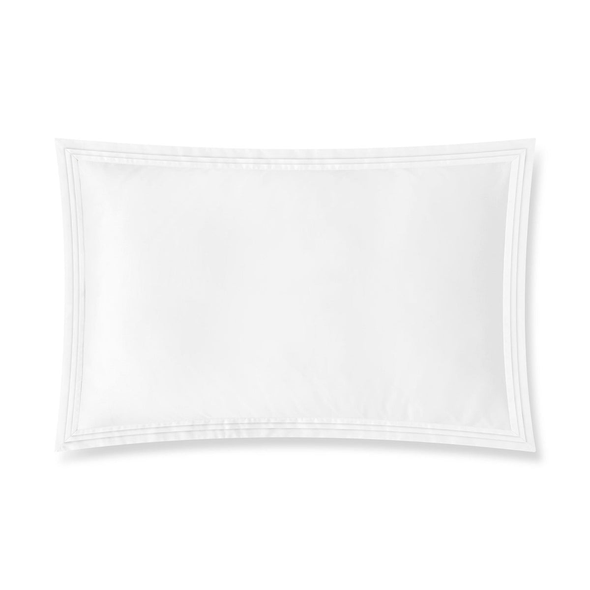 Rectangular Amalia Eden Sea Island Cotton Sham with White trim