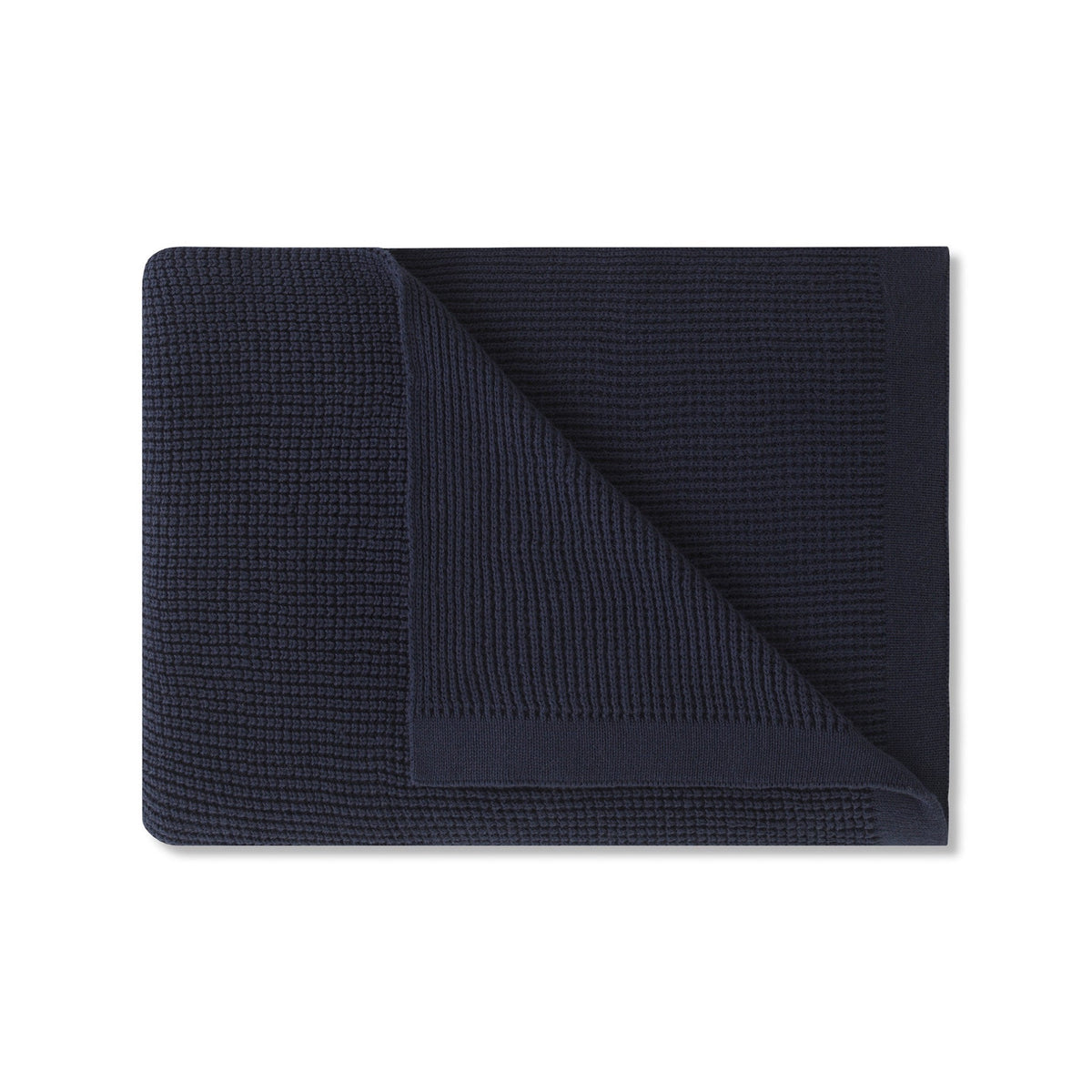 Folded Amalia Elemento Throws in Midnight color