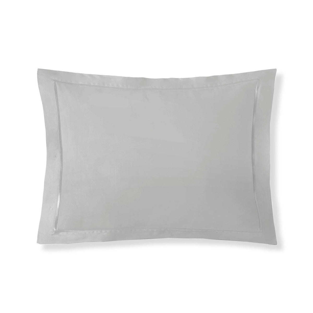 A rectangular Dove Amalia Fresco Boudoir Sham with satin stitch detailing
