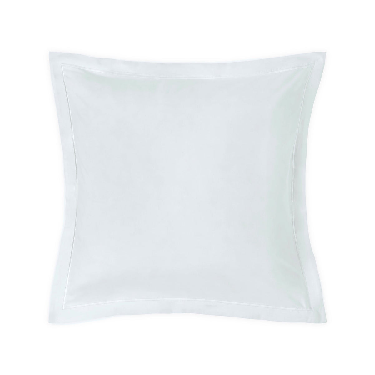 A square Pale Blue Amalia Fresco Euro Sham