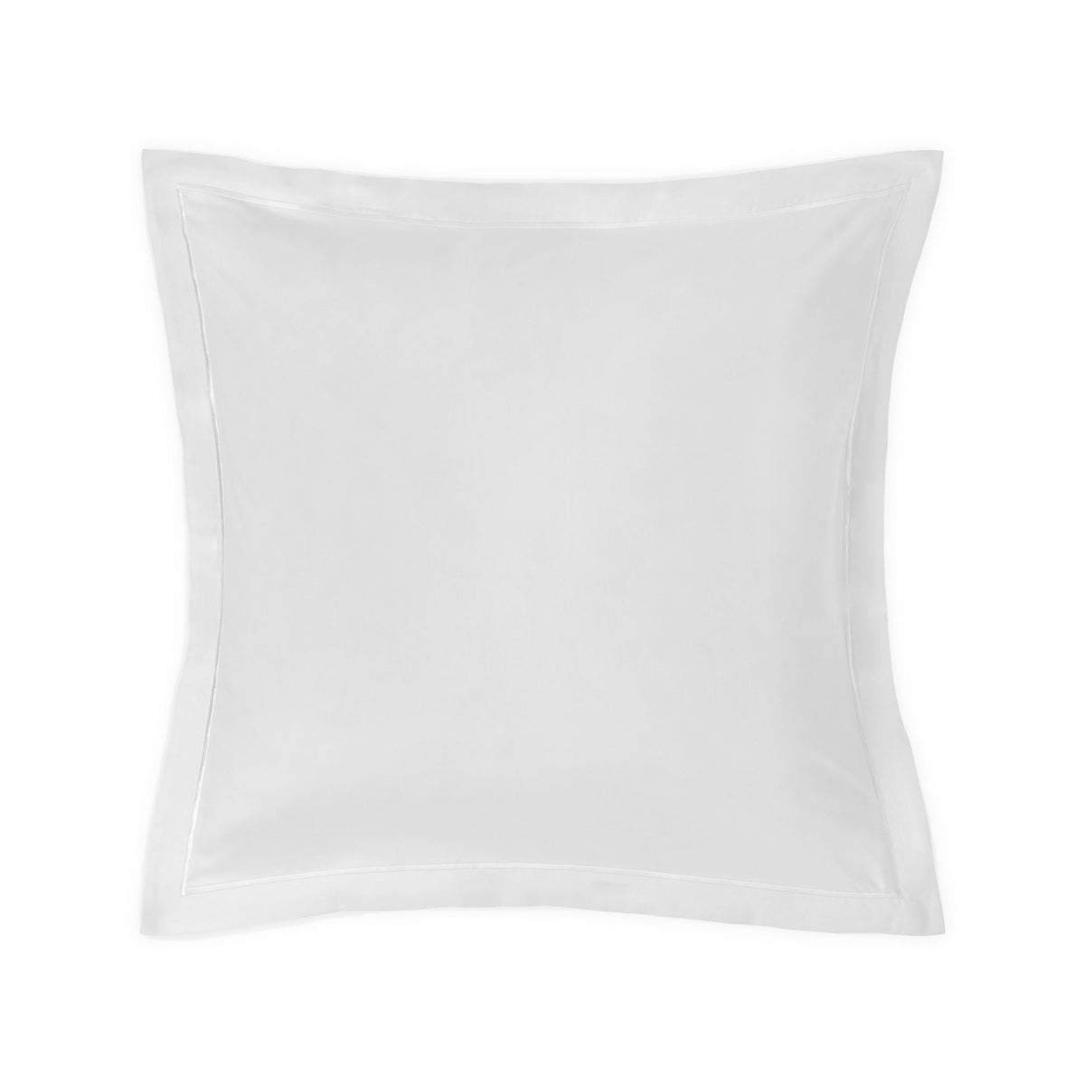 A square Pale Grey Amalia Fresco Euro Sham