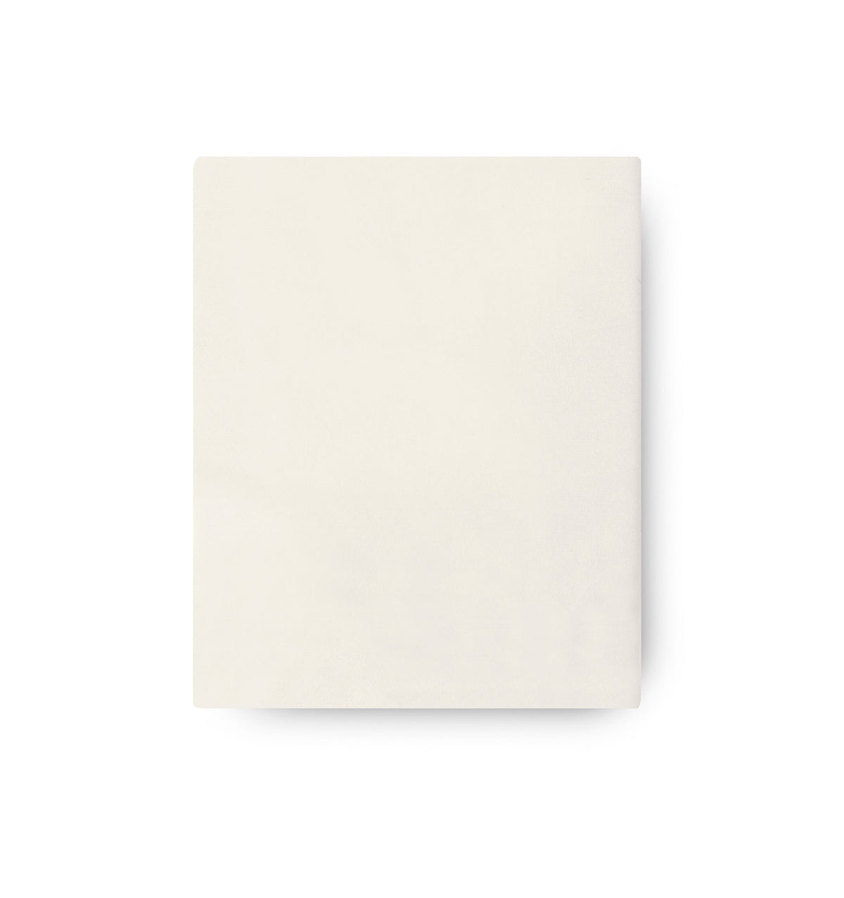 A folded Cream Giza 94 Egyptian cotton Amalia Fresco Fitted Sheet