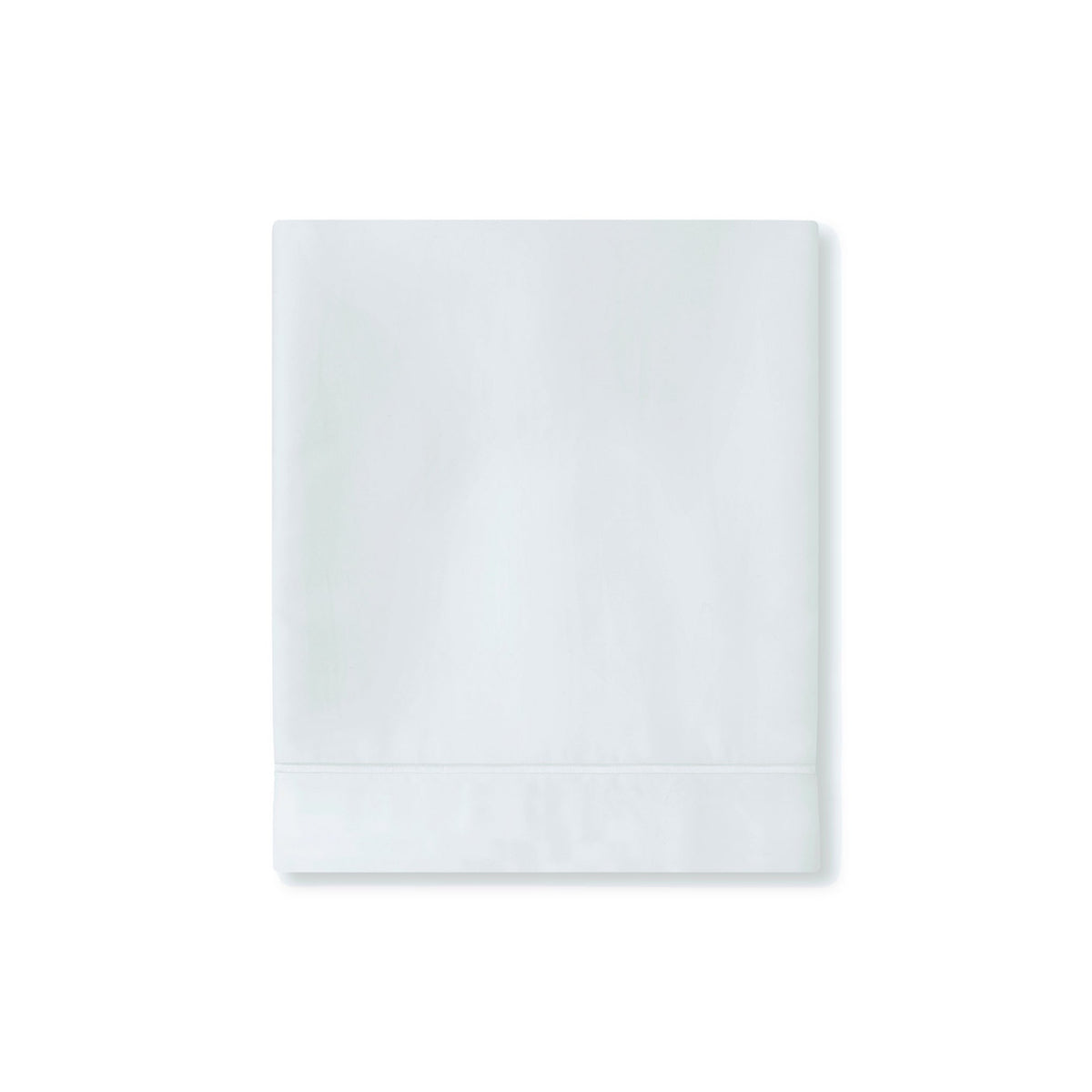 A folded Pale Blue Giza 94 Egyptian cotton Amalia Fresco Flat Sheet