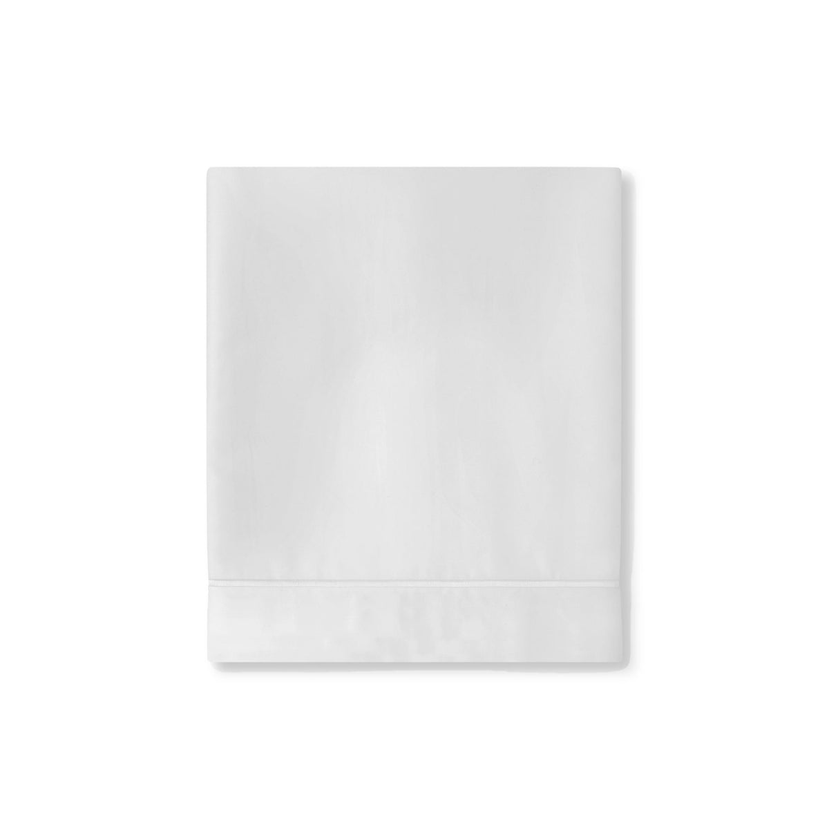 A folded Pale Grey Giza 94 Egyptian cotton Amalia Fresco Flat Sheet