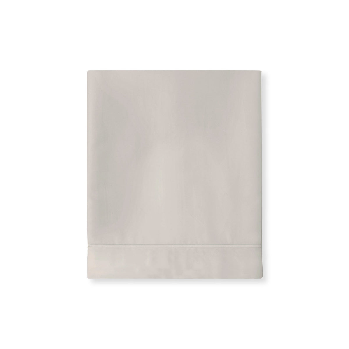 A folded Sand Giza 94 Egyptian cotton Amalia Fresco Flat Sheet