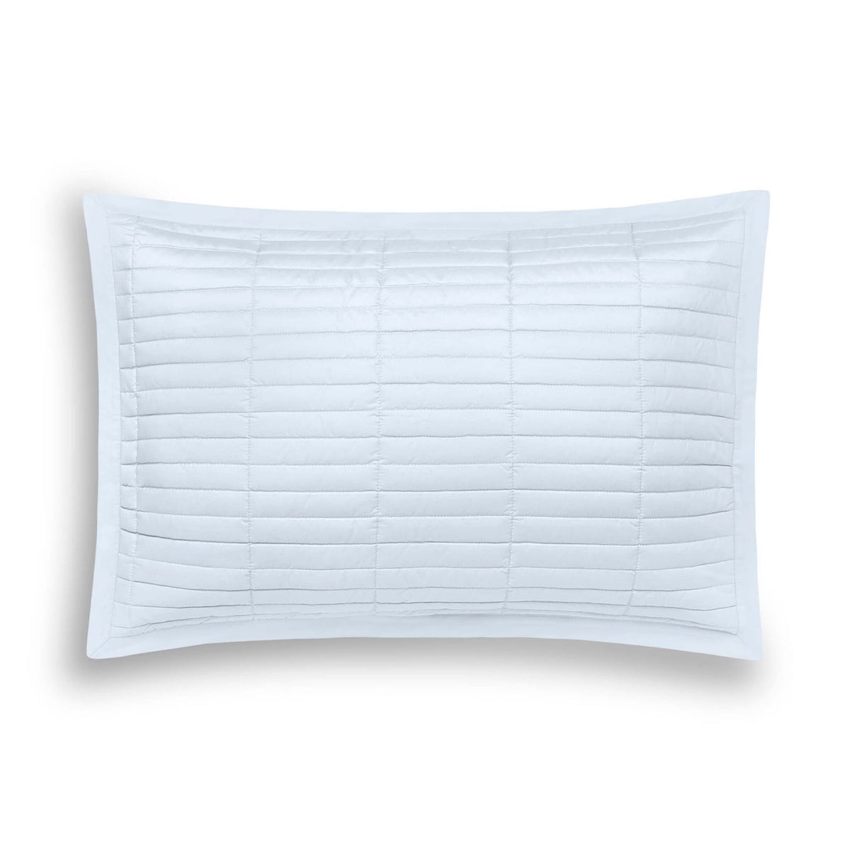 Sham of Pale Blue Amalia Fresco Quilted Bedding