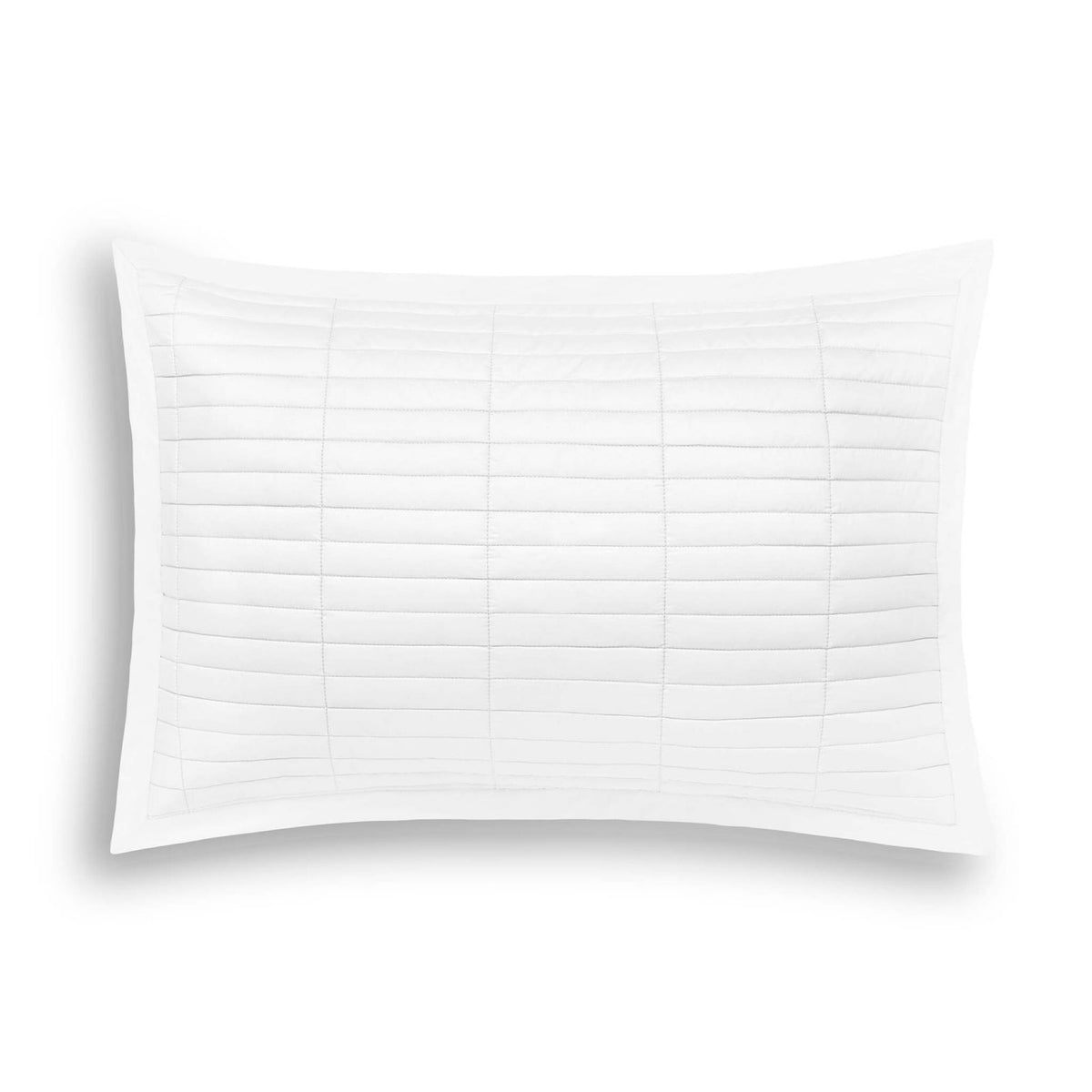 Sham of White Amalia Fresco Quilted Bedding