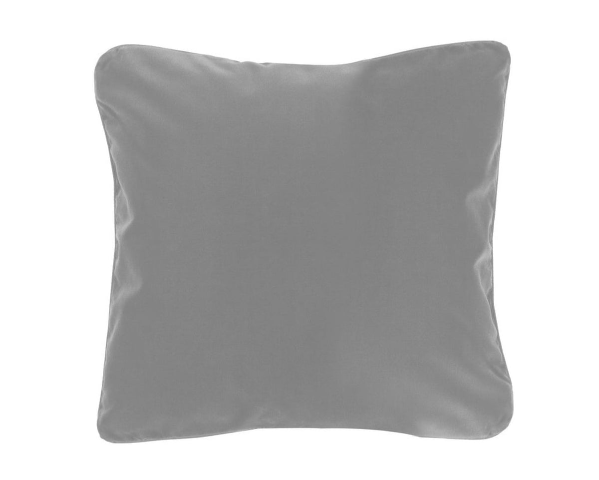 Amalia Jaya Velvet Decorative Pillow in Concrete color