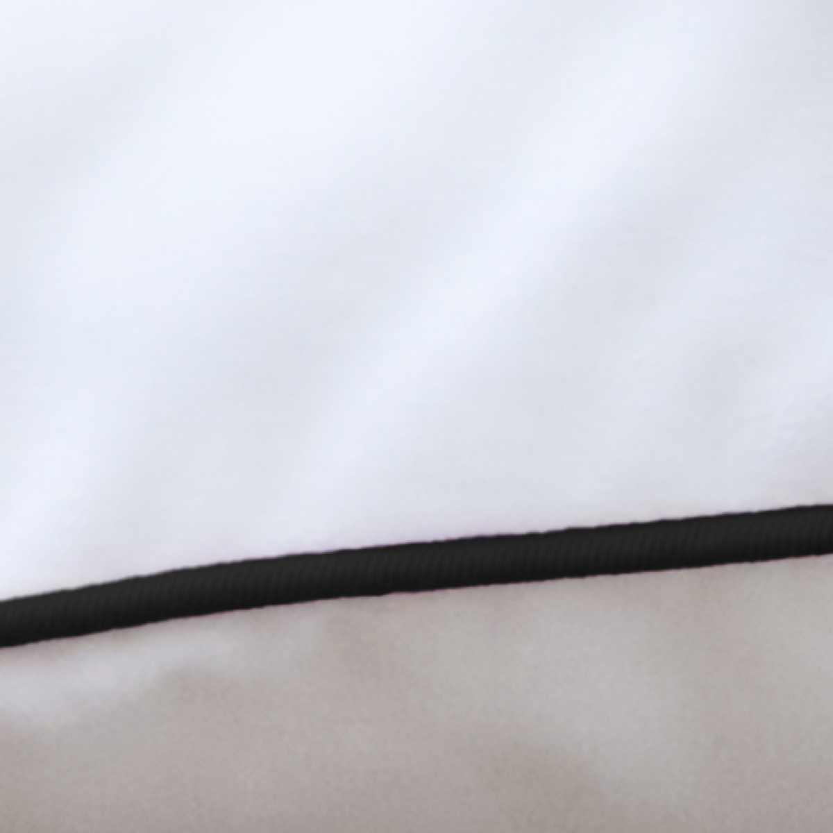 Swatch of Amalia Jaya Velvet Decorative Pillow in White and Black colors