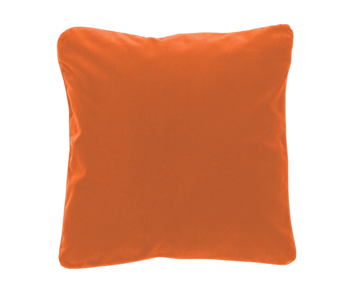 Amalia Jaya Velvet Decorative Pillow in Tangerine color