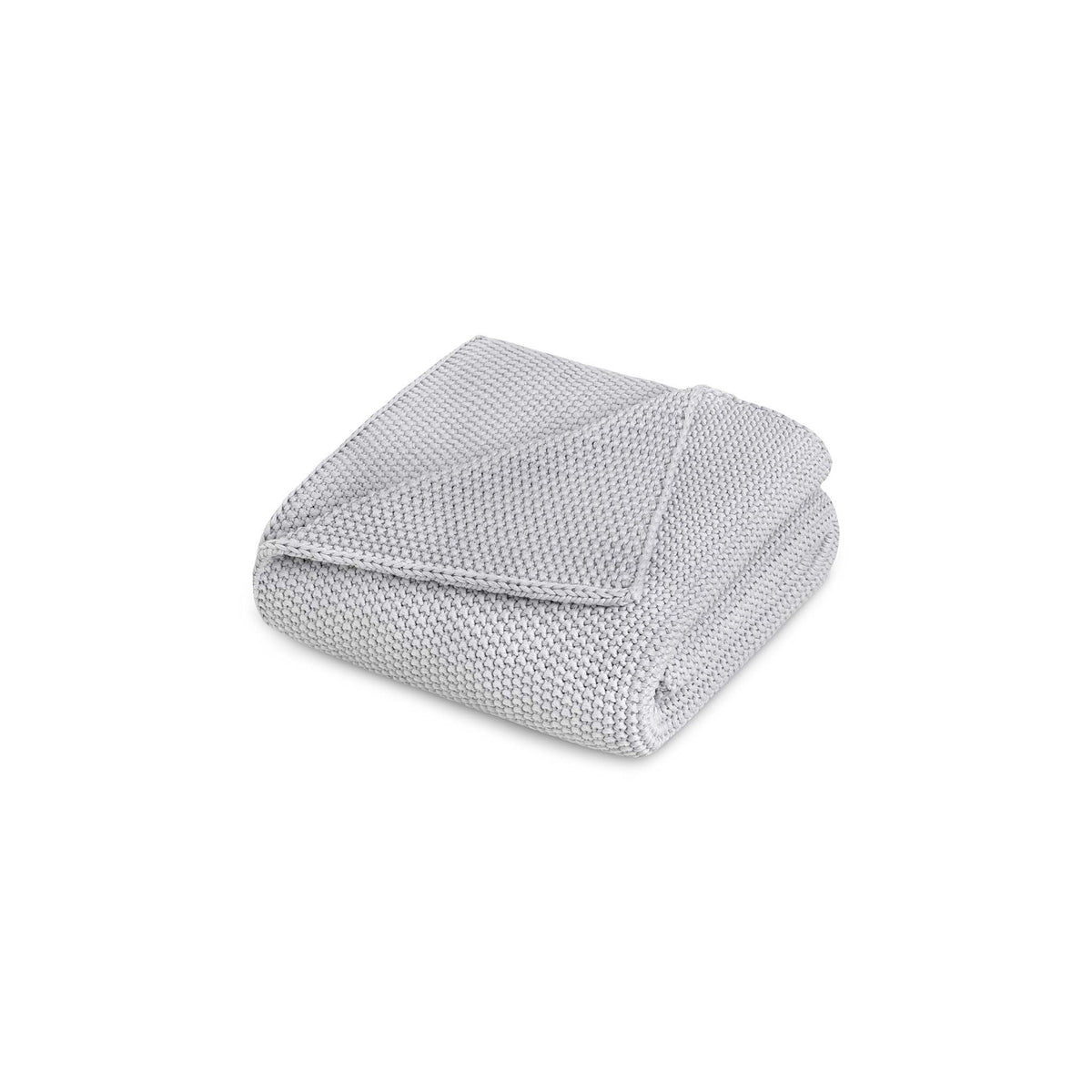 Folded Amalia Lilium Throw in Cool Grey color