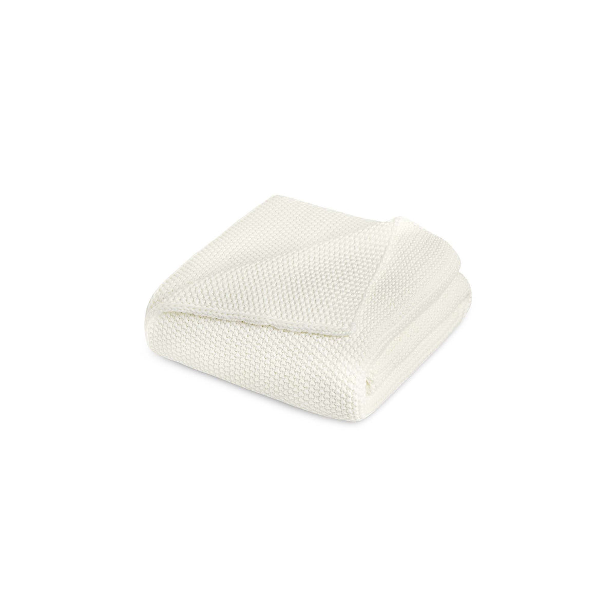 Folded Amalia Lilium Throw in Natural color