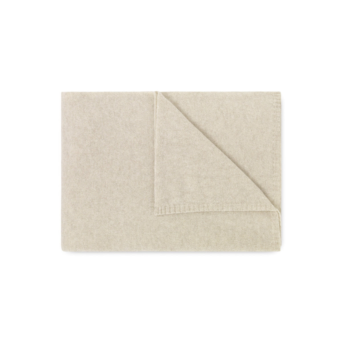 Folded Natural Amalia Lucia Throw