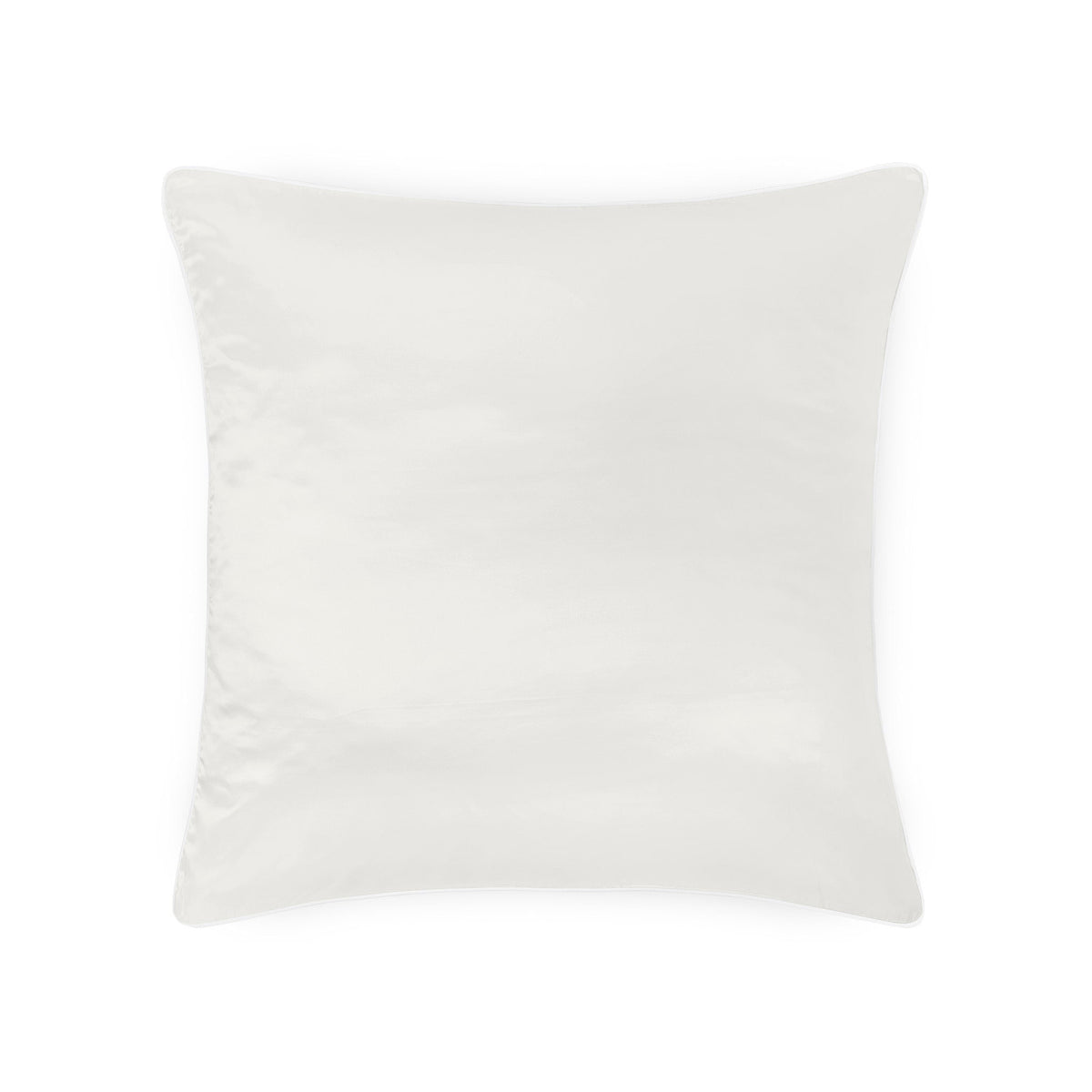 A square Euro Sham of Natural Amalia Maria Mulberry Silk Bedding