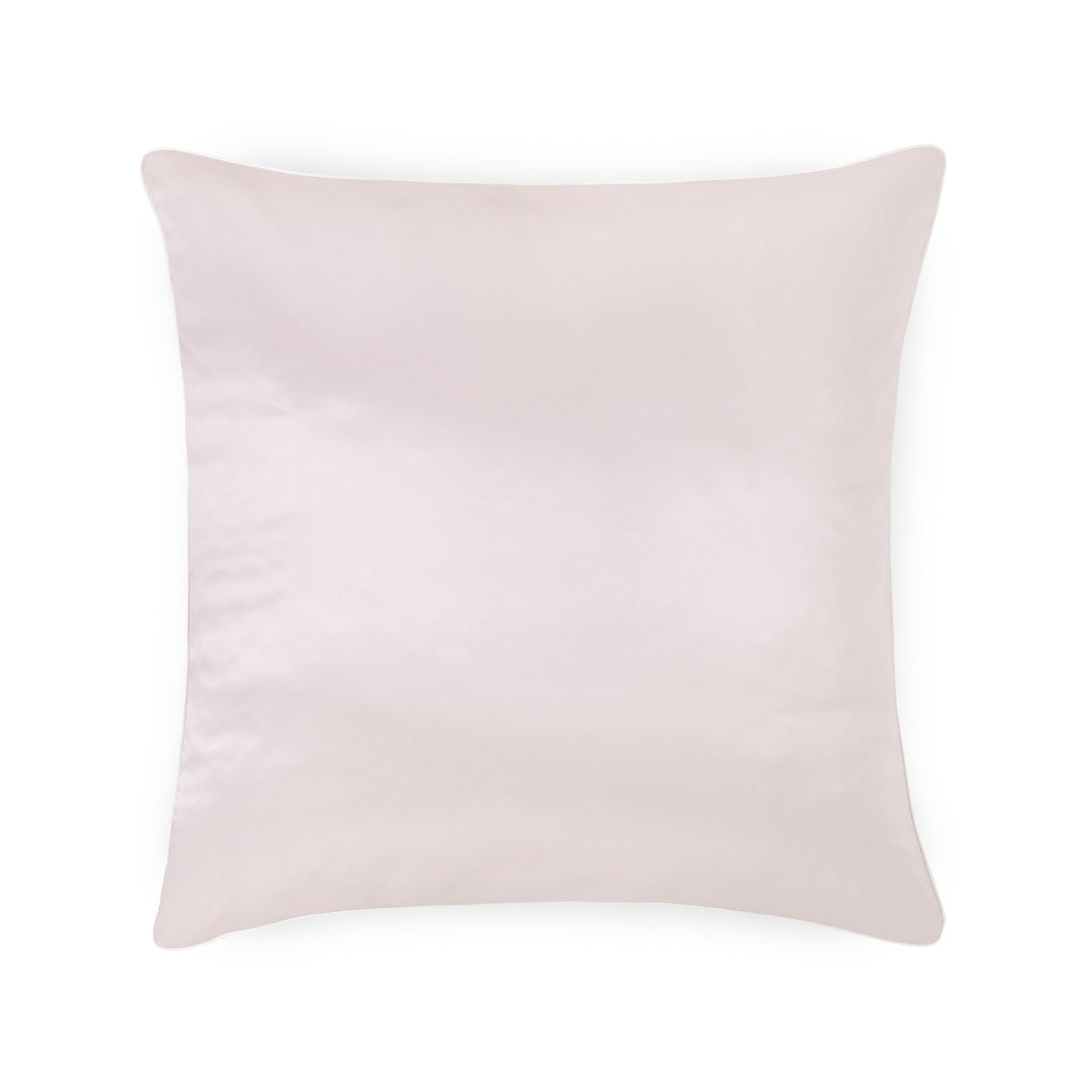 A square Euro Sham of Pink Amalia Maria Mulberry Silk Bedding