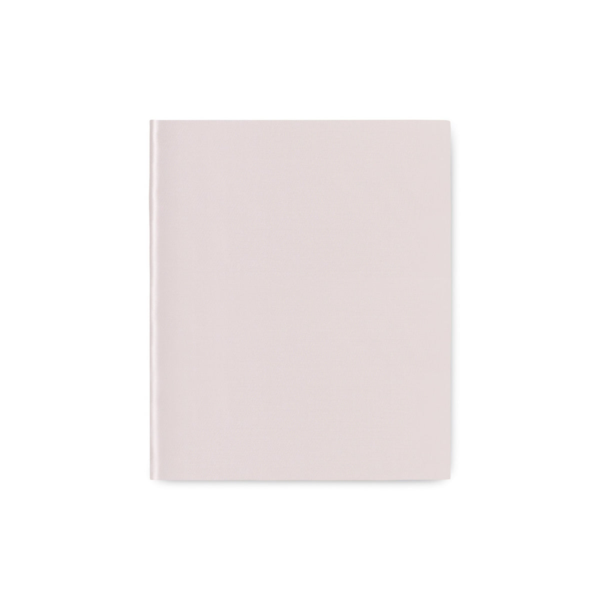 A folded Fitted Sheet of Pink Amalia Maria Mulberry Silk Bedding