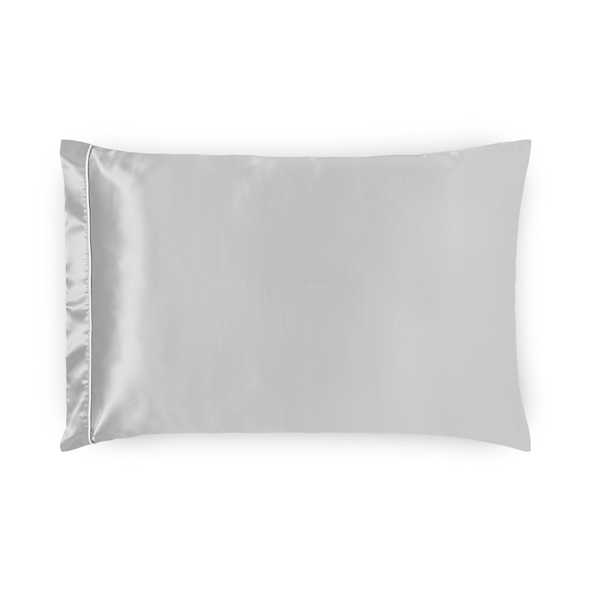 Pillowcase of Silver Amalia Maria Mulberry Silk Bedding