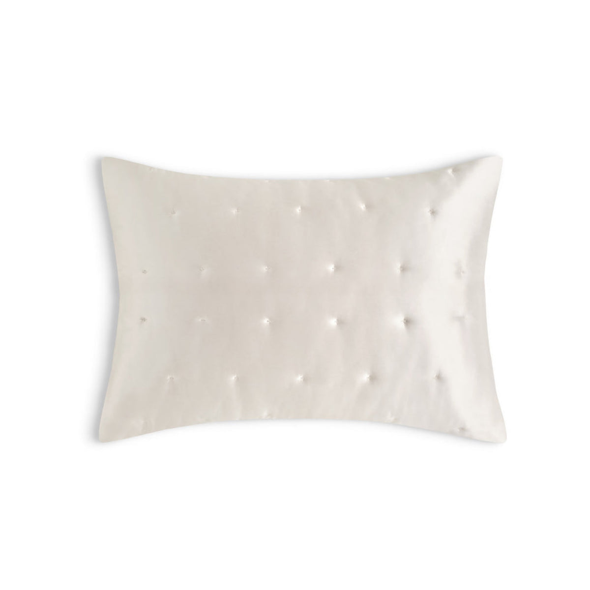 Sham Silo of Natural Amalia Maria Silk Quilted Bedding