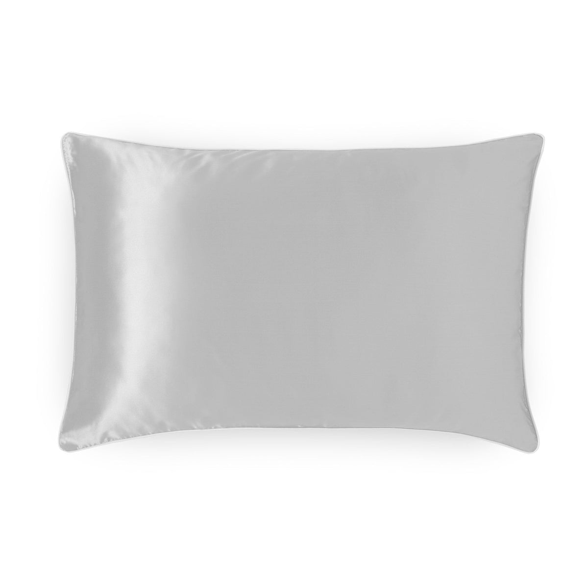 A rectangular Sham of Silver Amalia Maria Mulberry Silk Bedding