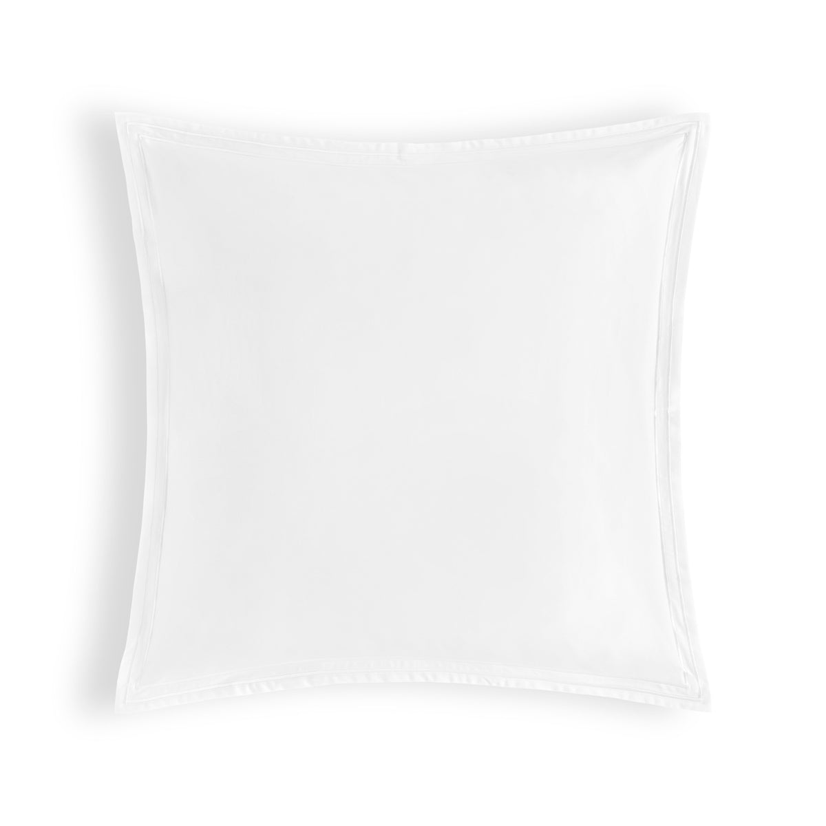 Euro Sham of White Amalia Puro Giza 45 Cotton Bedding