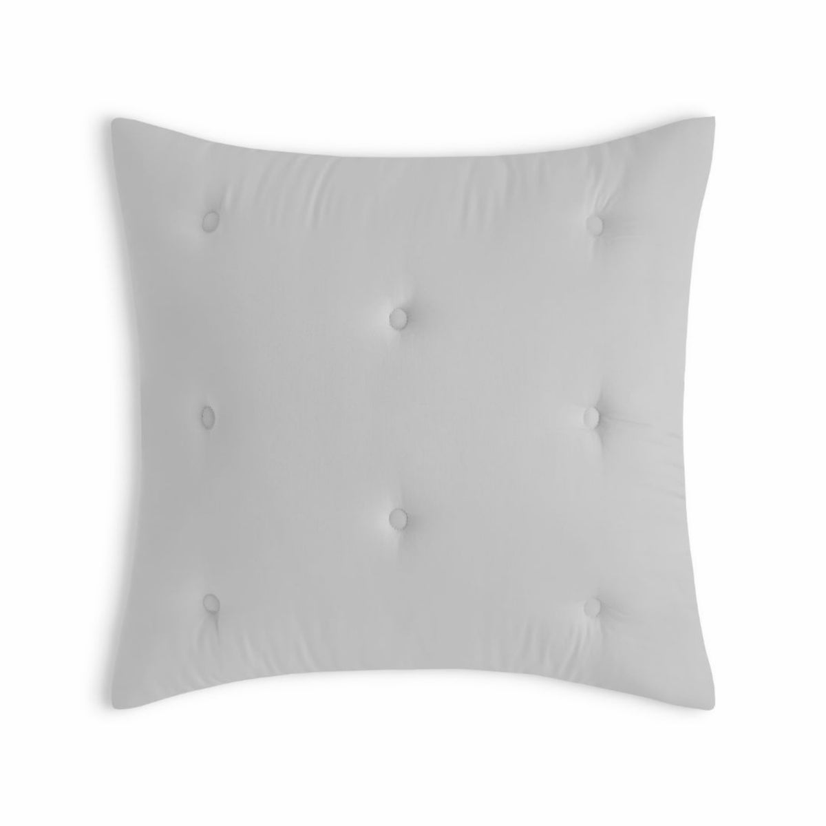 Euro Sham of Pale Grey Amalia Savia Quilted Bedding