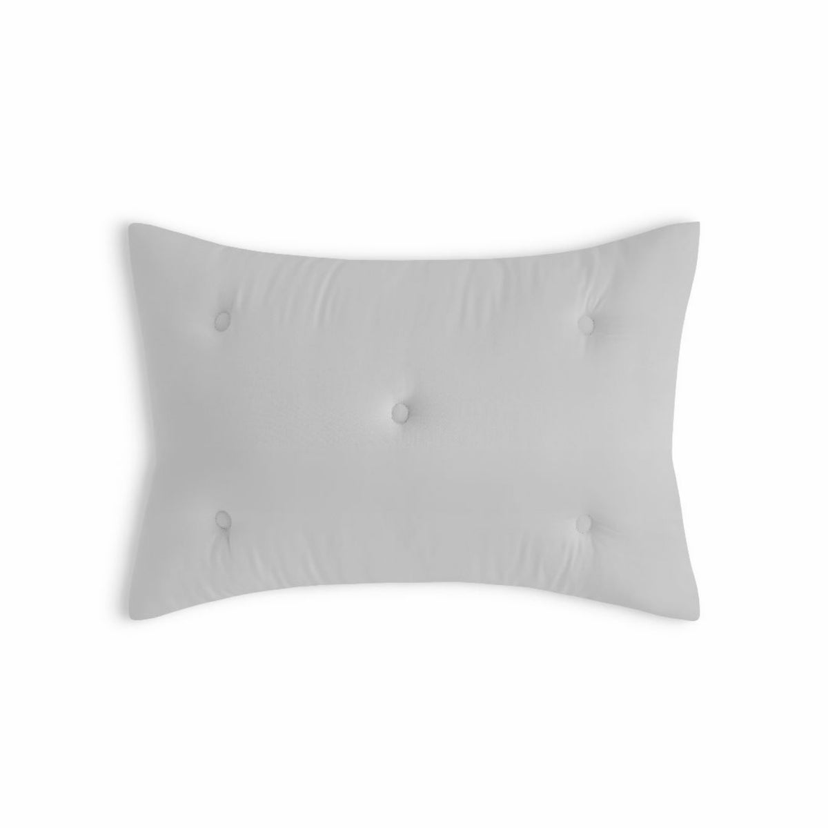 Sham Silo of Pale Grey Amalia Savia Quilted Bedding