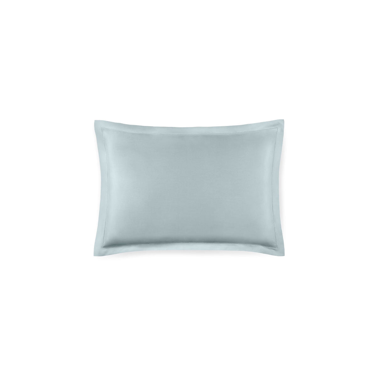 Boudoir Sham of Mist Blue Amalia Suave Giza 94 Bedding