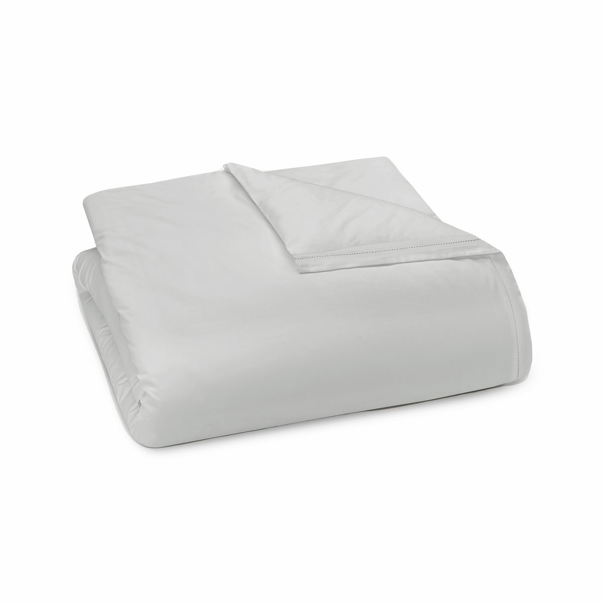 Folded Duvet Cover of Cool Grey Amalia Suave Giza 94 Bedding