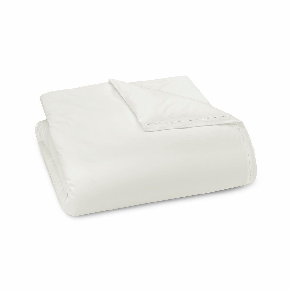 Folded Duvet Cover of Cream Amalia Suave Giza 94 Bedding