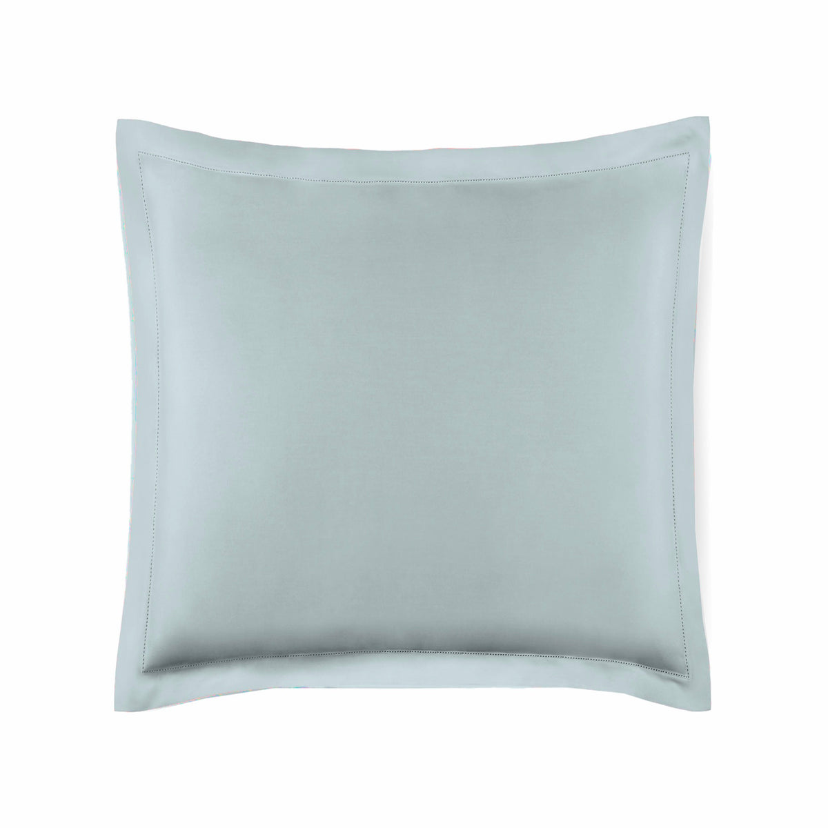 Euro Sham of Mist Blue Amalia Suave Giza 94 Bedding