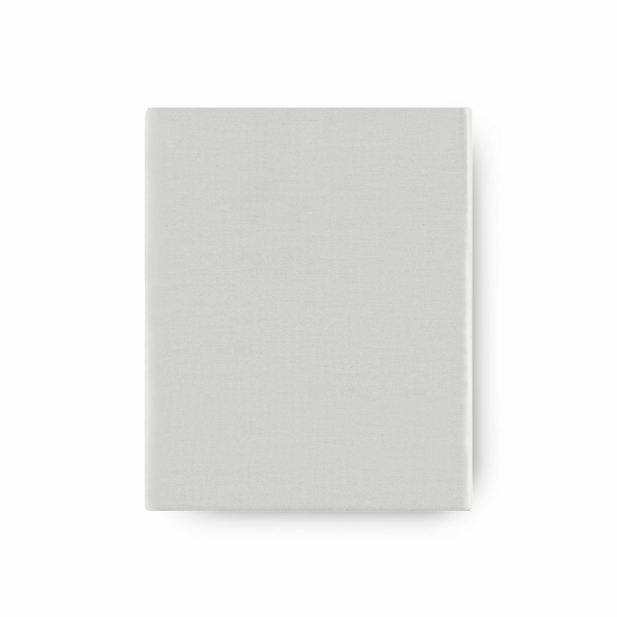 Folded Fitted Sheet of Cool Grey Amalia Suave Giza 94 Bedding