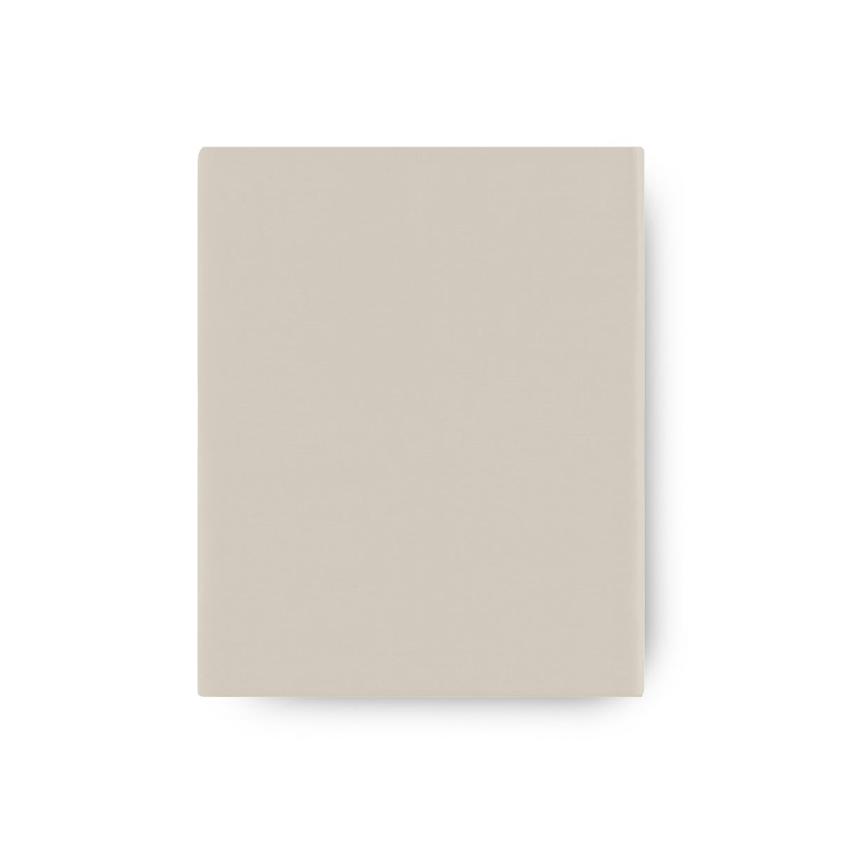 Folded Fitted Sheet of Sand Amalia Suave Giza 94 Bedding