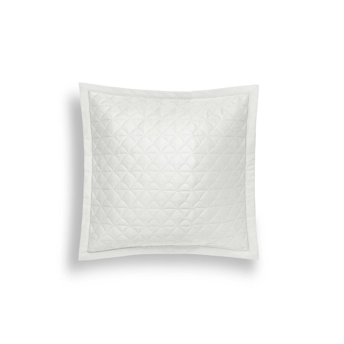 Euro Sham of Cool Grey Amalia Suave Quilted Bedding