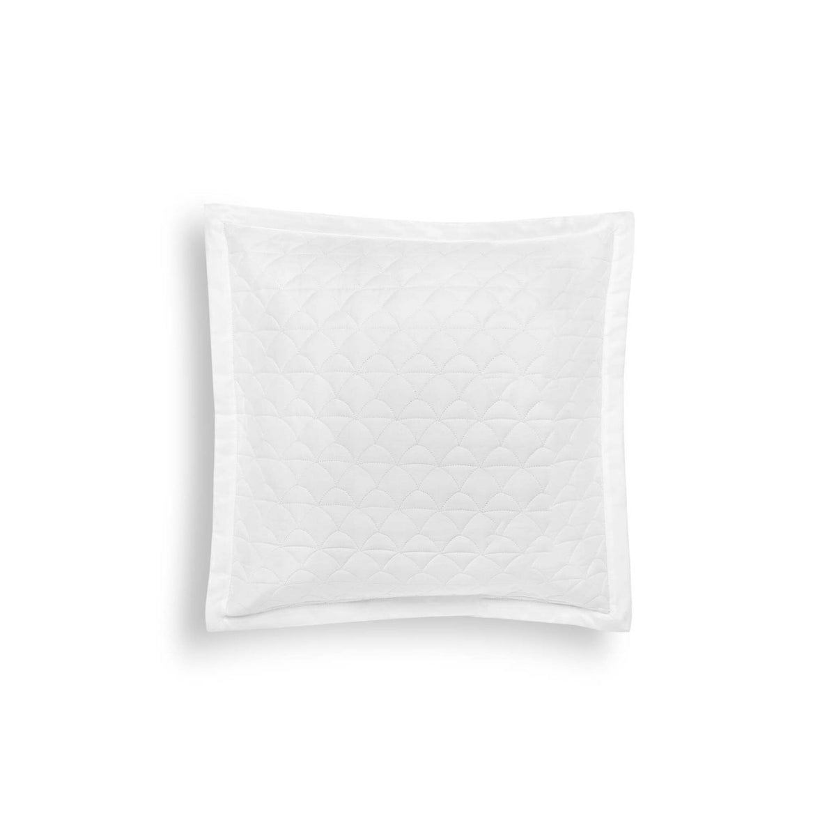 Euro Sham of White Amalia Suave Quilted Bedding