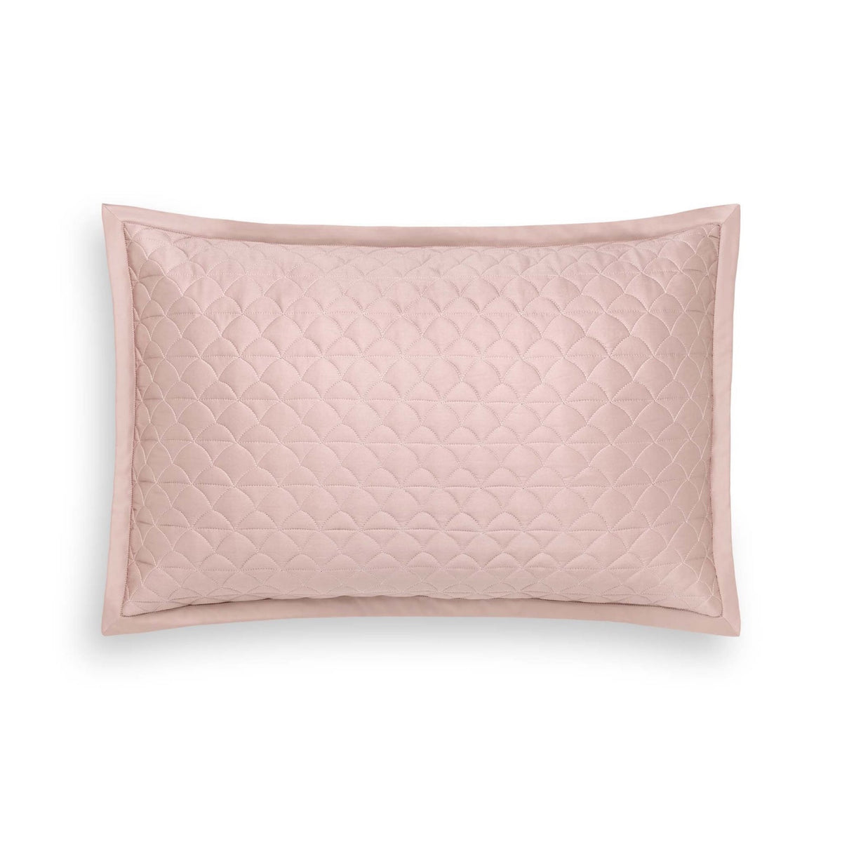Sham Silo of Charm Pink Amalia Suave Quilted Bedding