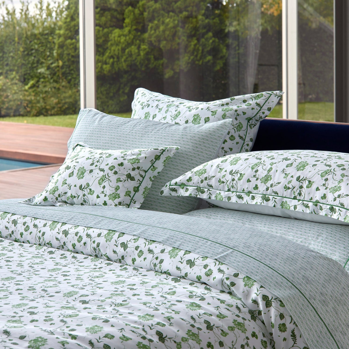 Shams, Pillowcase and Duvet Cover of Amalia Vila-Flor Bedding in Primavera color