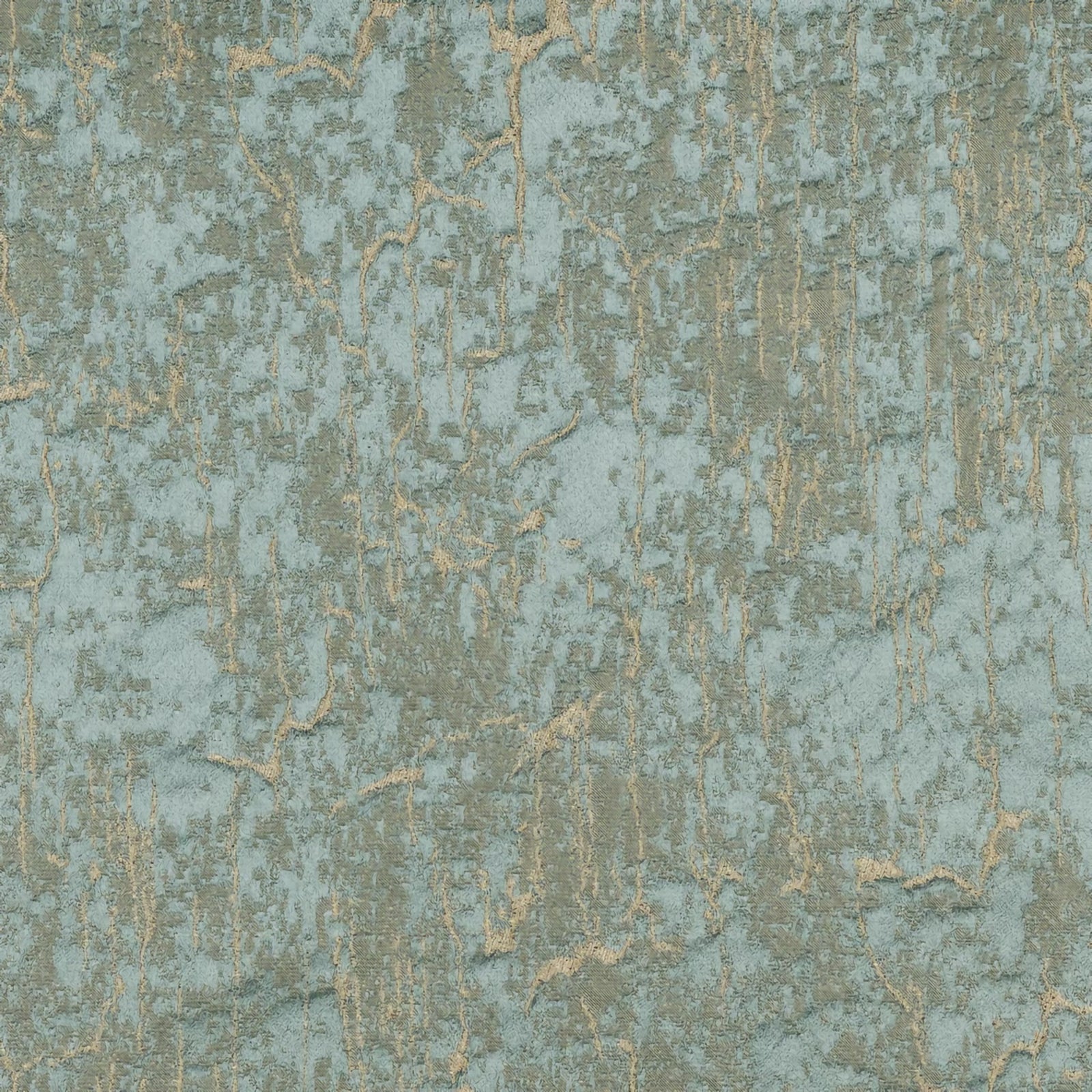 Bed in Aqua Color Ann Gish Allure Duvet Set