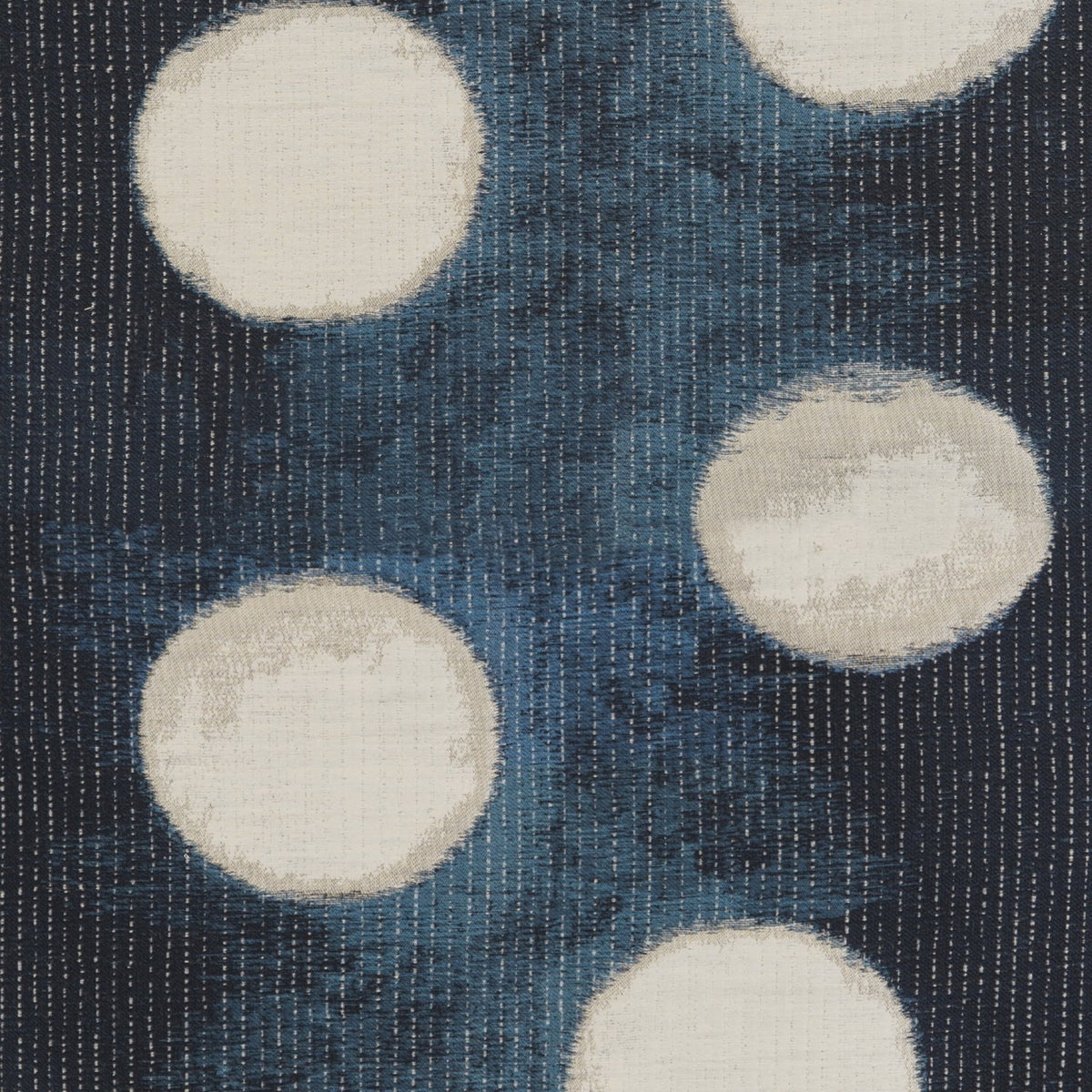 Ann Gish Eclipse Throw and Decorative Pillow in Blue and Silver colors