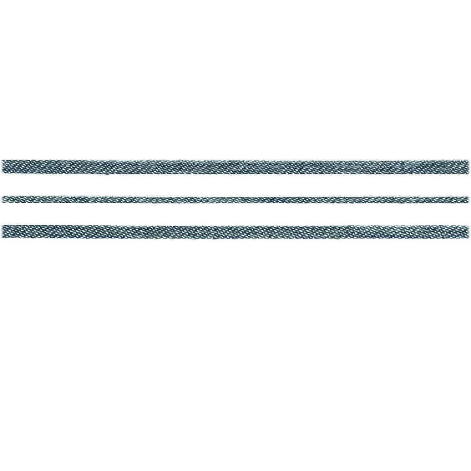 Side View of Ann Gish Hem Stripe Bedding in Navy