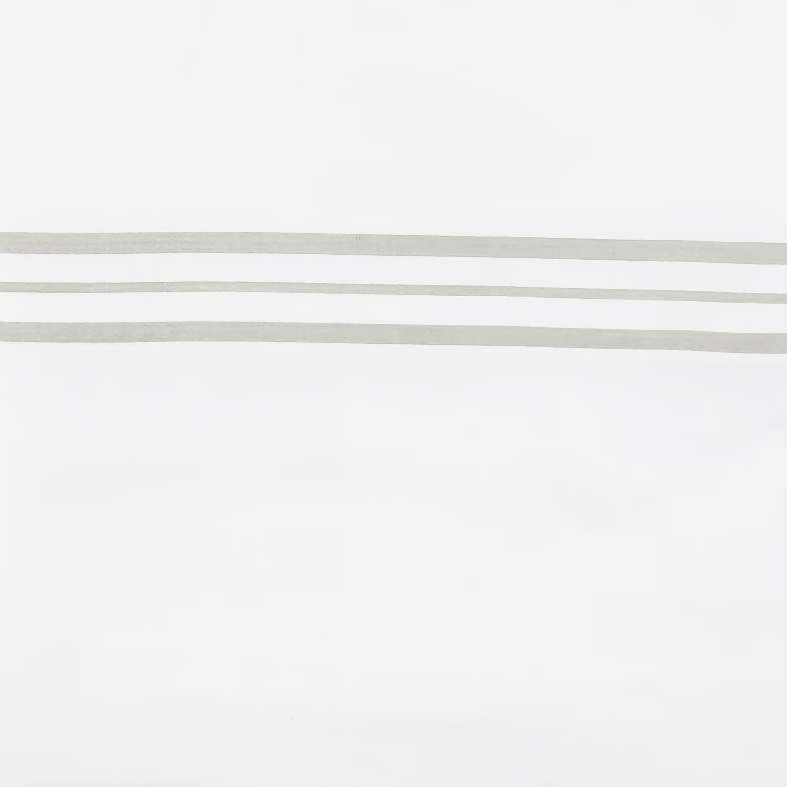 Side View of Ann Gish Hem Stripe Bedding in Taupe