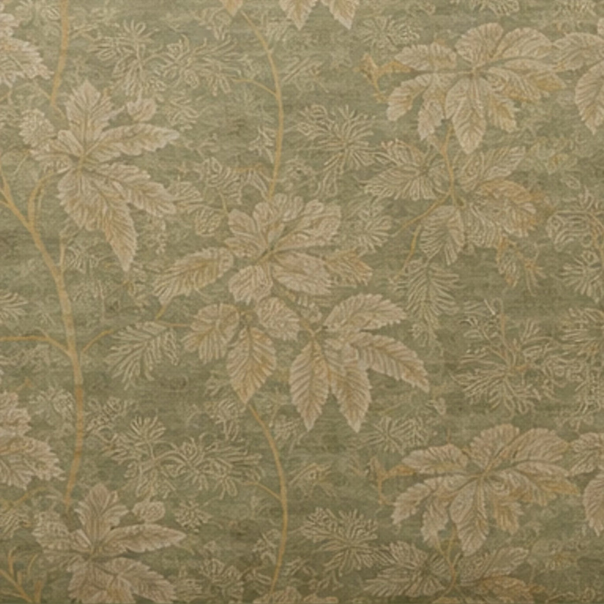 Fabric of Green-colored Ann Gish Kaya Duvet Set